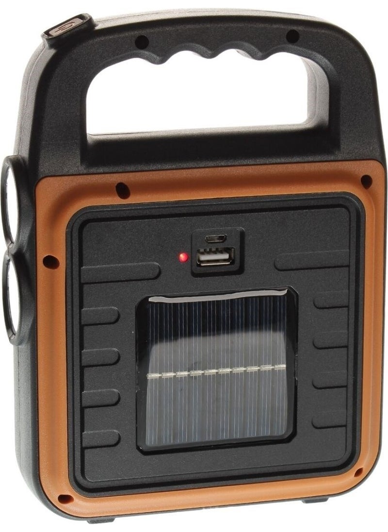 Kaite - Buffer® Portable 4 Different Functions Solar Powered and USB Rechargeable Portable LED Floodlight HS-8020 - Image 1