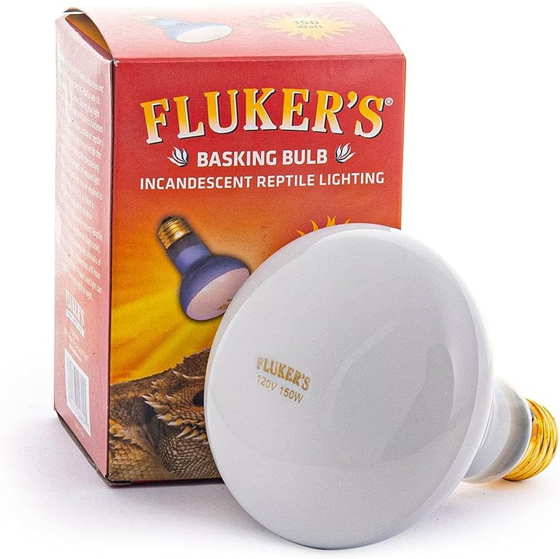Fluker's 150-Watt Incandescent Basking Bulb for Reptiles - Heat Lamp for Infrared Light - Image 1