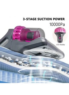 TIGER Cordless Vacuum Cleaner 5-in-1 with UV Mite Removal | 10000Pa Powerful Suction | Ultra Quiet Lightweight Stick & Handheld Vacuum | Advanced HEPA Filter System | Portable Rechargeable Vacuum for Home, Car, Pet Hair, Mattress & Carpet Cleaning  - Image 4