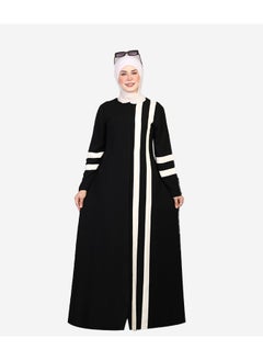 Abaya with stripes on the chest made of Saudi crepe materials - pzsku/ZC48D14D7D25CD788008FZ/45/_/1714073996/ff3d2fee-15a6-4ff9-8f37-b4de8aaa1e8b