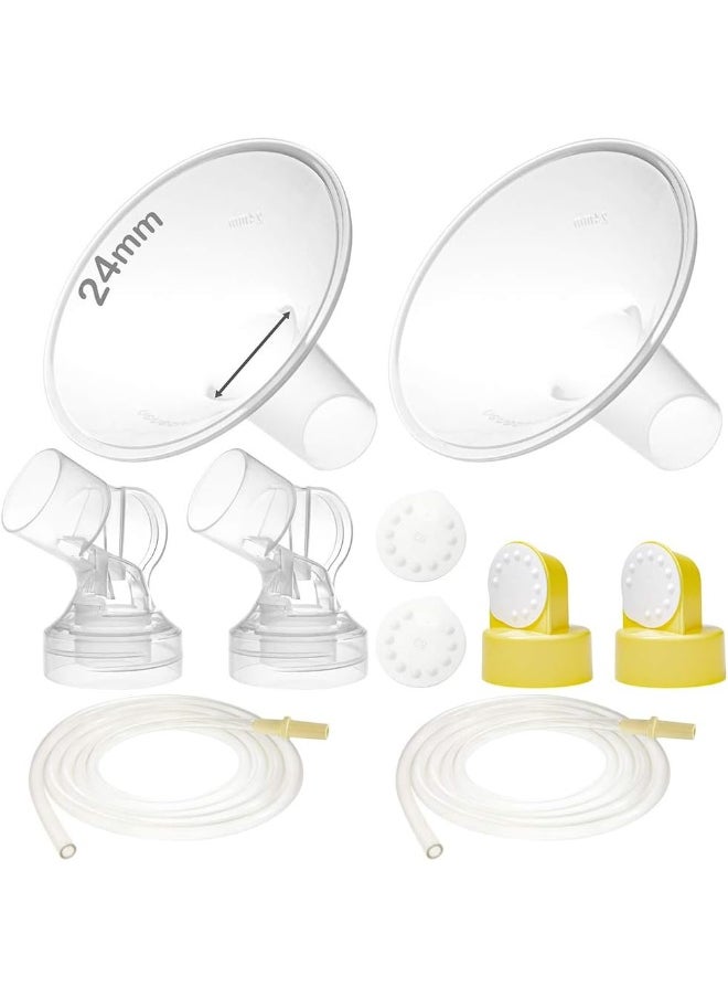 NENESUPPLY Nenesupply Pump Parts 24mm Compatible with Medela Pump in Style Breastpump Replacement Kit  - Image 1