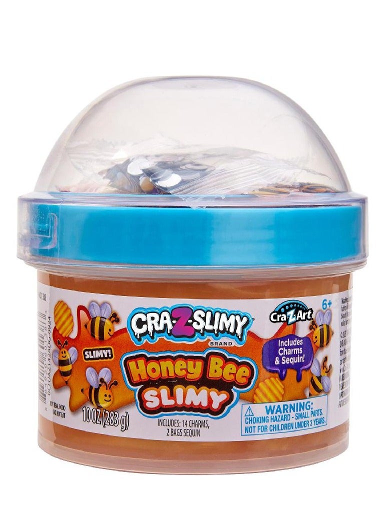 كري-زي-آرت لعبة سلايم متنوعة الألوان من أوعية ذات قبة مرحة