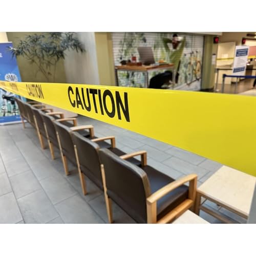Swanson Tool Co. , Inc Swanson Tool Co., Inc Swanson Tool Co BT100CAU2 3-Inch by 300-Feet 2-MIL Barricade Safety Tape "Caution" Yellow with Black Print - Image 2