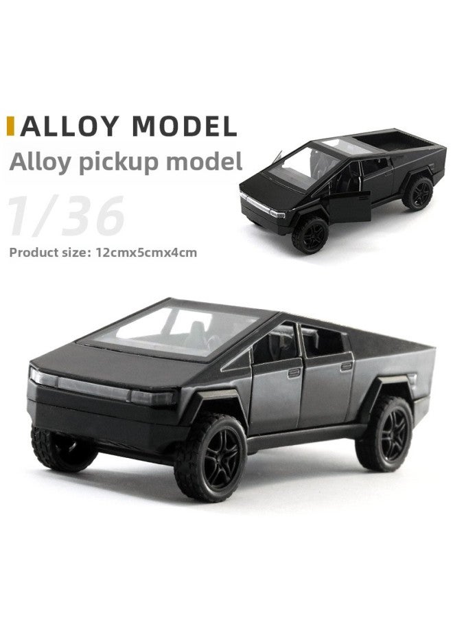 Bulk Packaged Large G Alloy Off-road Small Car Model Realistic Children's Toy Car Boys Dashboard Decoration-Color:[bag] Special Pickup Black  - Image 1