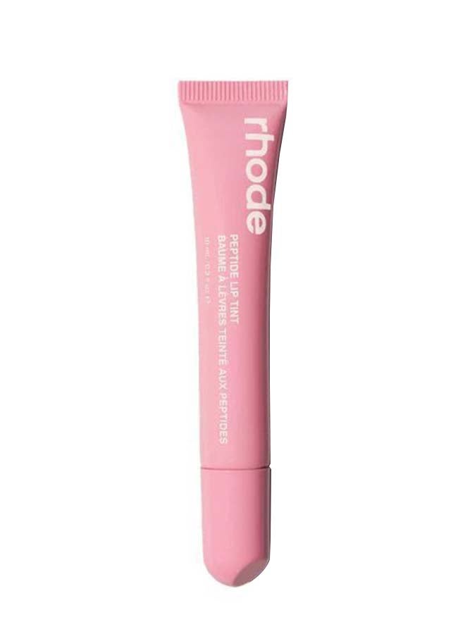 Rhode Peptide Lip Tint Sheer Buildable Hydrating Lip Color With Shea Butter Peptides And Vitamin E Fragrance Free Glossy Lip Stain Shade Ribbon Satiny Pink 3 Fl Oz 10 g