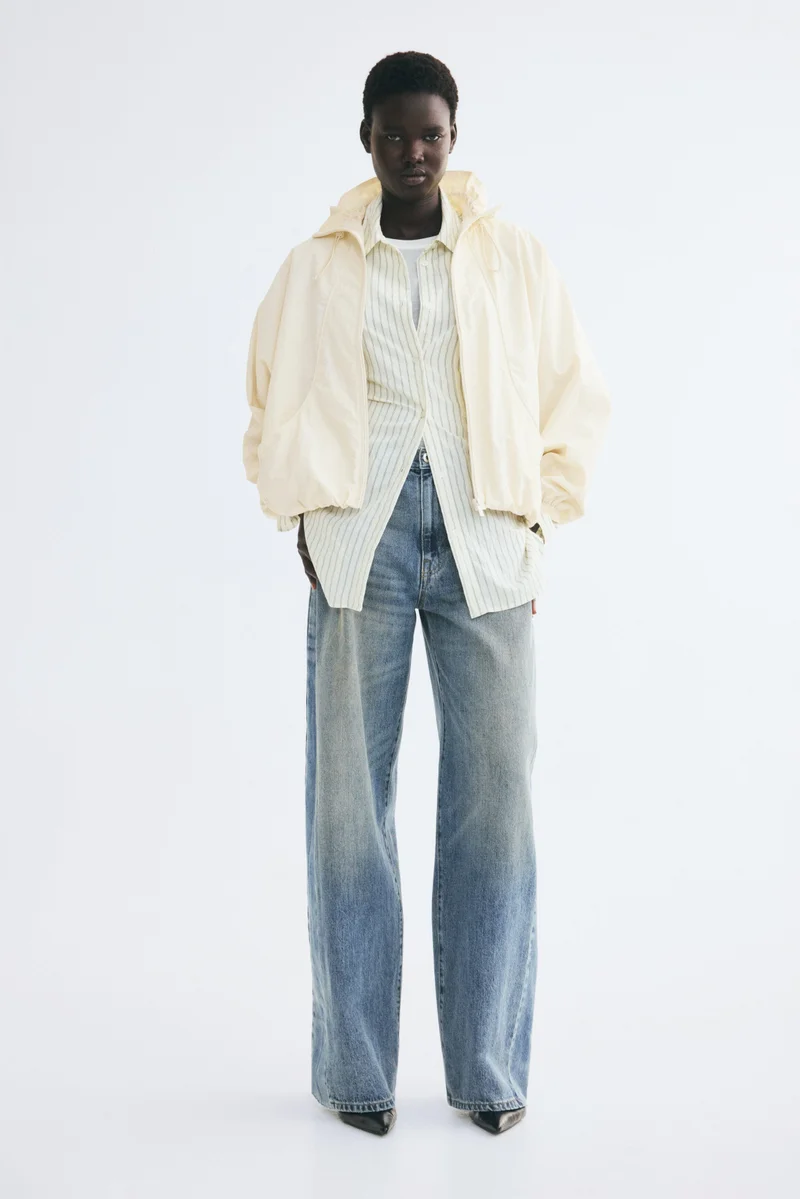 H&M  Oversized nylon jacket for Women | Best Price UAE