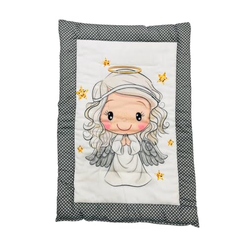 RUMPES New Born Baby Godadi Pack of 5 Combo Set Soft Cotton Godi Godari Baby Bed Crib Sheet Cartoon Mat Bedding Set 20x30 Inches Multicolor 250 Thread Count - Image 5