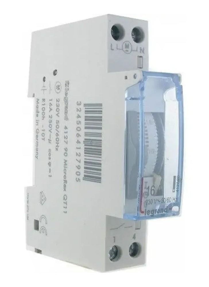 Legrand - Daily Programmable Time Switch 16A 250V Analog, vertical dial - Image 1