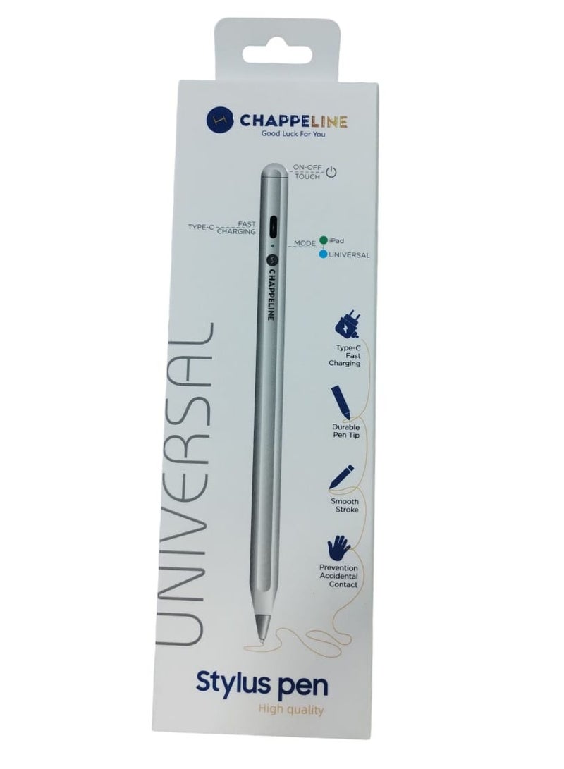 CHAPPELINE Smart Stylus Pen Supports the Palm Hand, Ideal for Drawing, Writing, and Precise Control on your iPad Compatible with iOS/Android Systems - Image 2