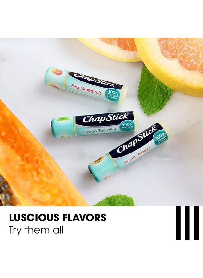 chapstick Papaya 100% Natural Lip Butter Tube, Lip Balm - 0.15 Oz, Non-Tinted, Sweet Papaya  - Image 4
