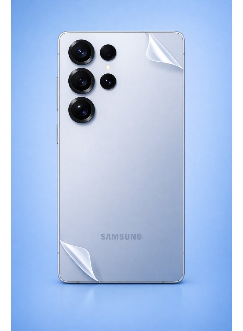 إسكرينة لحماية الظهر والفريم من الخدوش والتكاحيت لهاتف سامسونج S25 الترا - Samsung S25 Ultra – حمايه كامله بملمس ناعم ومظهر أنيق تحافظ على شكل الهاتف الأصلي - Image 2