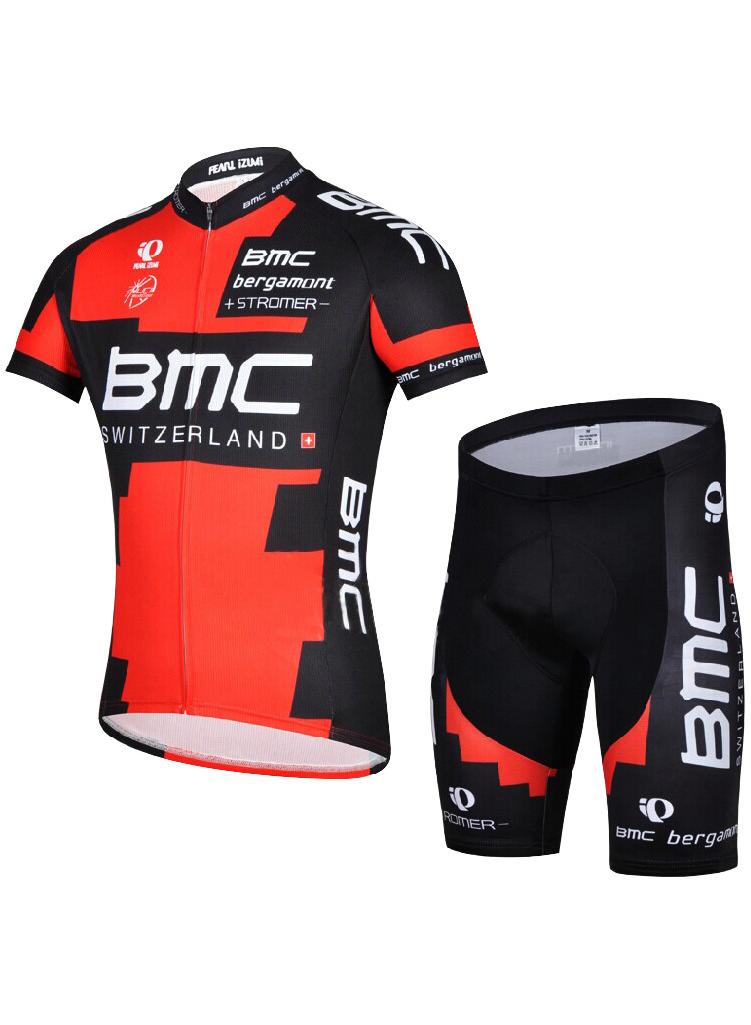 BMC Outdoor Cycling Short Sleeve Jersey With Shorts - Image 1