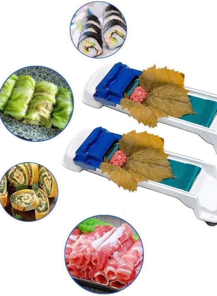 Roller Vegetable Meat Roller Rolling Machine Leaf Roll Maker Filled Grape Cabbage Leaf Rolling Machine Sushi Rolling Meat Roller Vegetable Meat Roller Suitable For kitchen beginner children  - Image 2