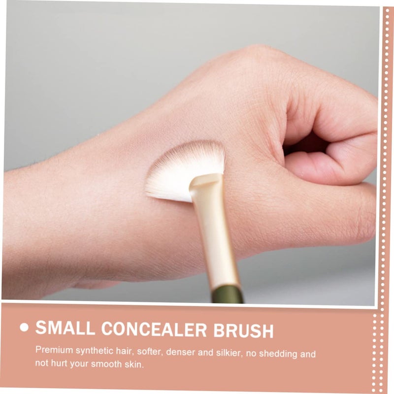 OUNONA 4Pcs Angled Nose Contour Brushes Concealer Brush for Highlighting Blending Premium Synthetic Hair for Makeup Application for Women and Makeup Artists - Image 2
