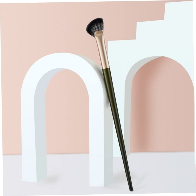 OUNONA 4Pcs Angled Nose Contour Brushes Concealer Brush for Highlighting Blending Premium Synthetic Hair for Makeup Application for Women and Makeup Artists - Image 3