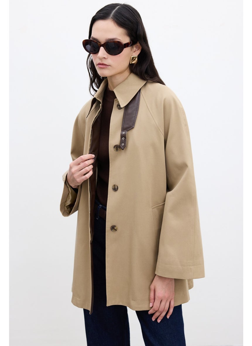 Cape Detail Trench Coat Camel - pzsku/ZC48DE4257B4709135503Z/45/_/1741264869/5144dabe-c99a-4cd9-8d92-d90fa90ae68b