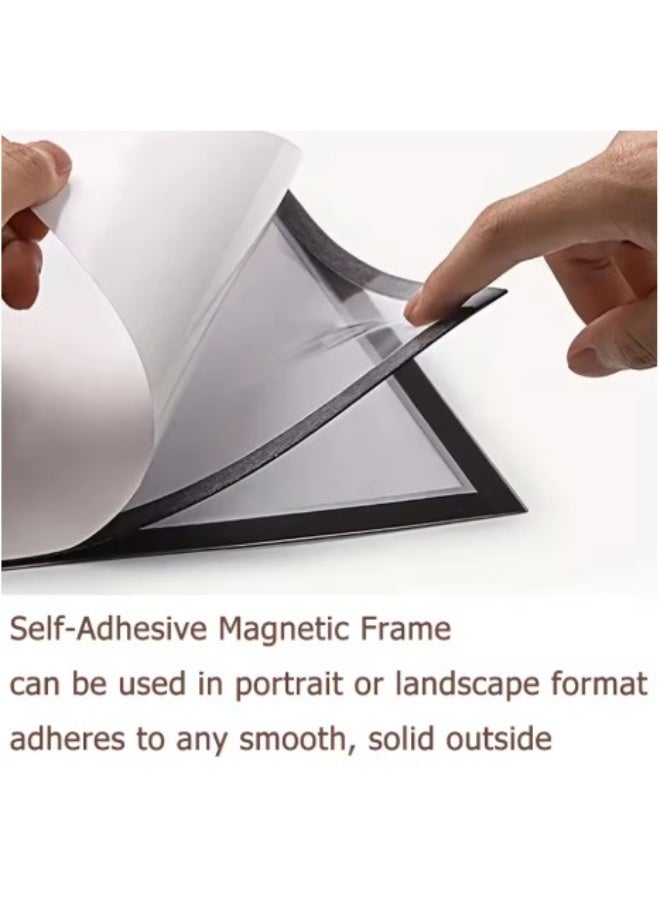 A4 Magnetic Self-Adhesive Certificate Frame – Easy Mount, Durable & Reusable, Perfect for Offices, Schools & Homes - Image 1