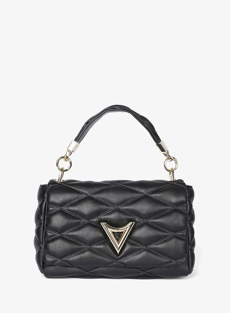 Cuple Quilted faux leather handbag