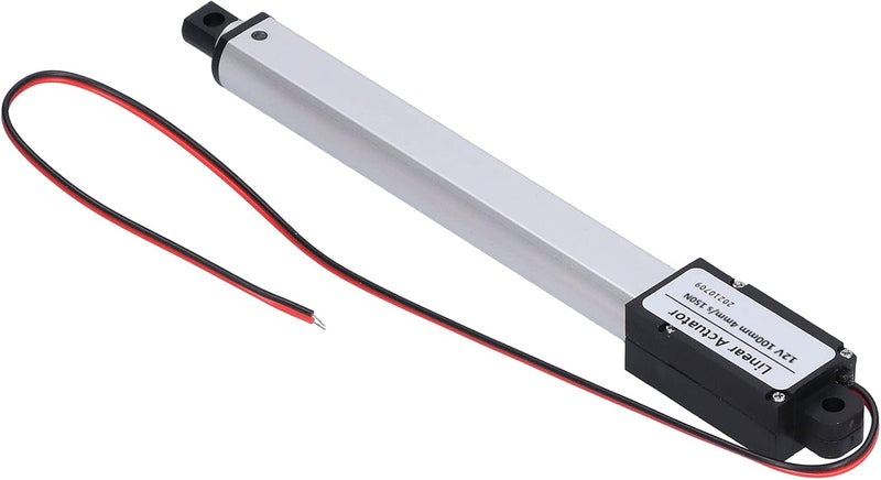 Zunate Mini Linear Actuator, 12V 100mm Internal Limit Switch Low Noise Electric Linear Actuator for Industrial, Catering, Ventilation Facilities (Stroke 100mm-4mm/s-150N) - Image 1