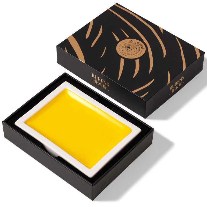 Paul Rubens Watercolor Paint Lemon Yellow 90g Large Ceramic Pan Artist Grade Watercolor Paint Fine Texture High lightfastness Professional Watercolor for Artists Beginners and Adults - Image 2