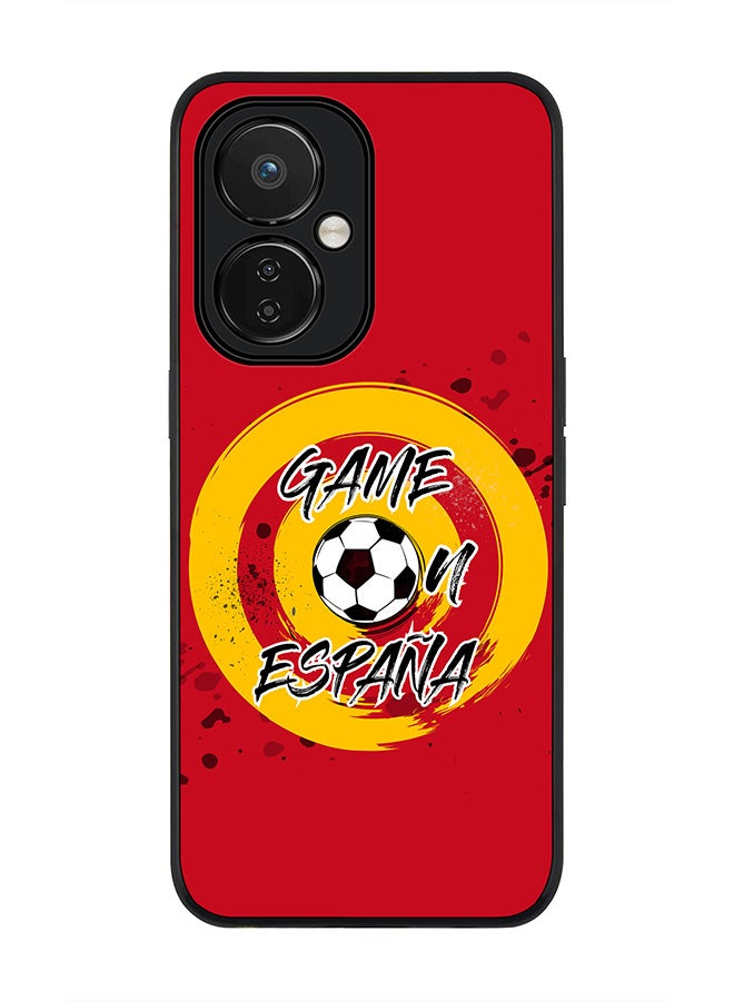 Stylizedd Rugged Black edge case for Nord CE 3 Lite Slim fit Soft Case Flexible Rubber Edges Anti Drop TPU Gel Thin Cover - Game on Spain - Image 1