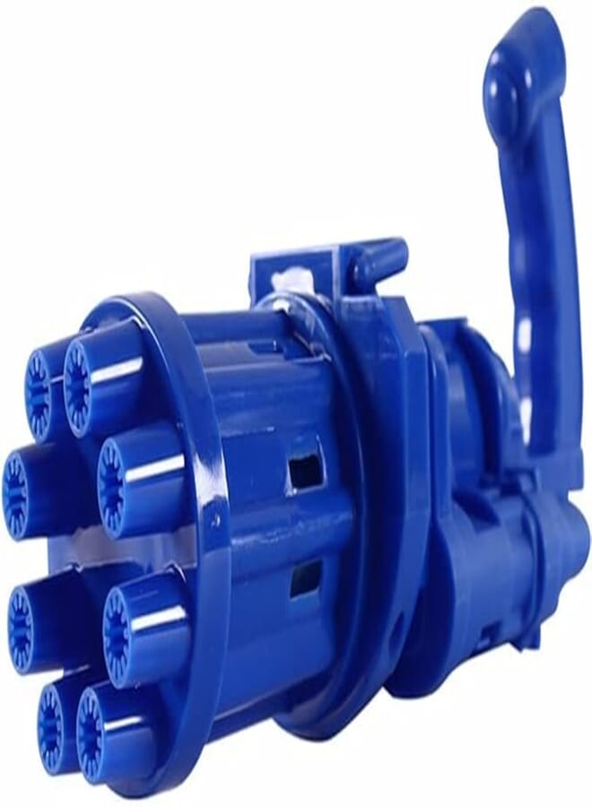 BOSS Gatling bubble machine 8 holes for kids, blue
