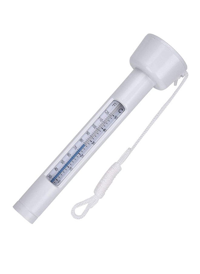 NIBEMINENT - Floating Pool Water Temperature String Thermometer White - Image 1