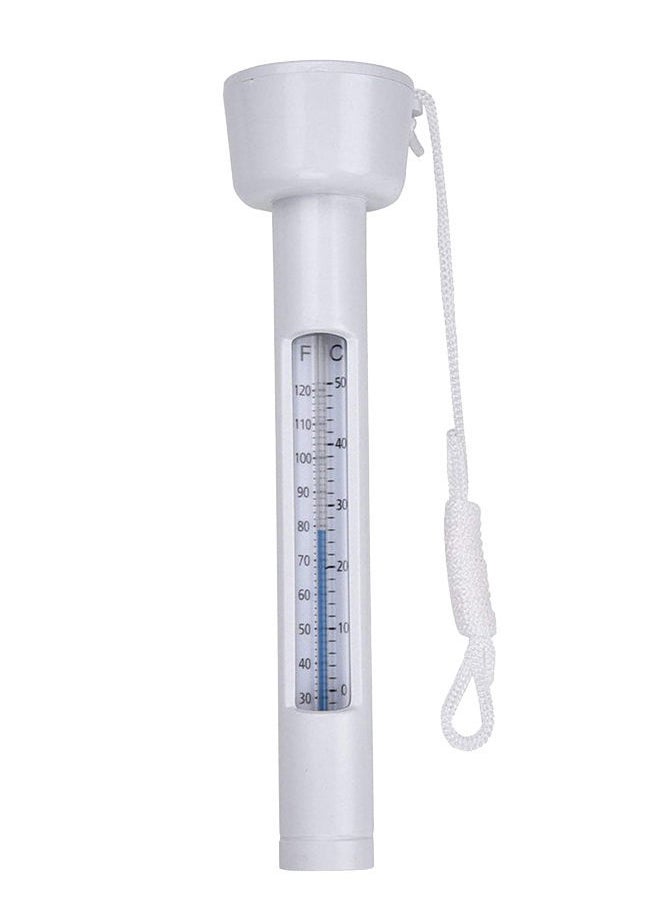 NIBEMINENT - Floating Pool Water Temperature String Thermometer White - Image 1