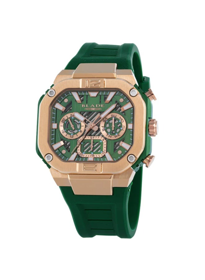 BLADE Wings Bloom 3668G5REE SS & Silicone Strap Multifunction Men's Watch - Image 1