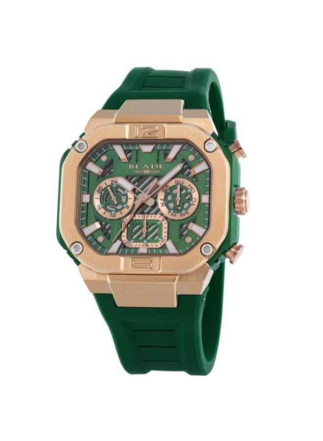 BLADE Wings Bloom 3668G5REE SS & Silicone Strap Multifunction Men's Watch - Image 1
