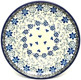 Polish Pottery Gallery Polish Pottery Plate  Bread  Butter 6 14  Silver Lace - Image 1
