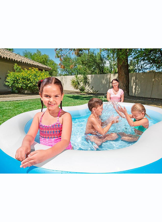Bestway, 7" x 62" x 18"/ Big Lagoon Family Pool Inflatable Outdoor Water Play Toy for Kids and Families, Durable Premium Quality Material, Easy Inflate and Deflate Design, Pool Beach Garden Summer Fun Activity, 8' - Image 5