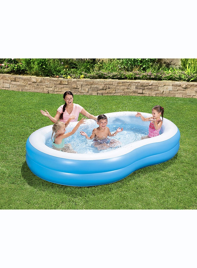 Bestway, 7" x 62" x 18"/ Big Lagoon Family Pool Inflatable Outdoor Water Play Toy for Kids and Families, Durable Premium Quality Material, Easy Inflate and Deflate Design, Pool Beach Garden Summer Fun Activity, 8' - Image 2