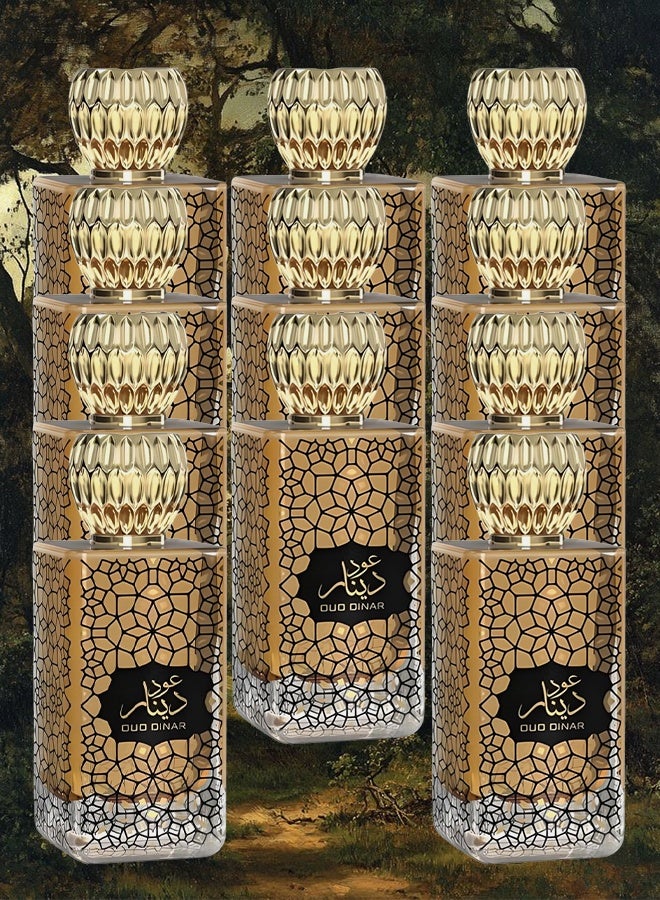 Al Fares 11 Pieces Oud Dinar Perfume For Unisex 100ml EDP - Image 1