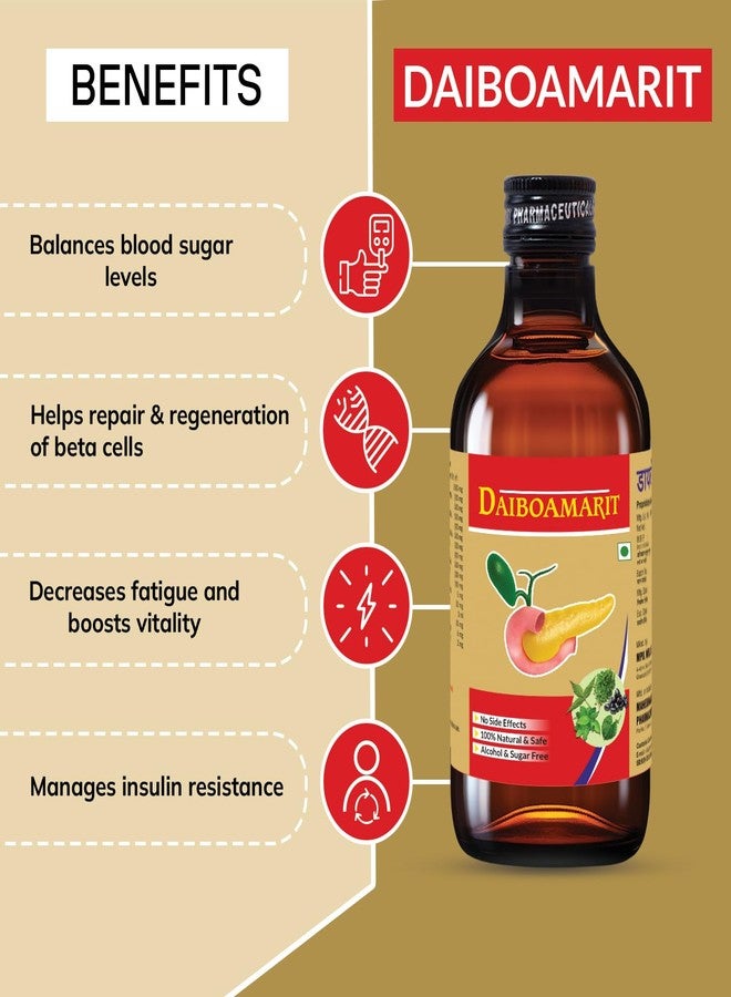 MPIL Daiboamrit Liquid | Herbal Support for Metabolic Wellness | Ayurvedic Blend with Gurmar, Karela & Methi | FSSAI Licensed and Manufactured in a GMP-Compliant Facility 450ml pack 2 - Image 5