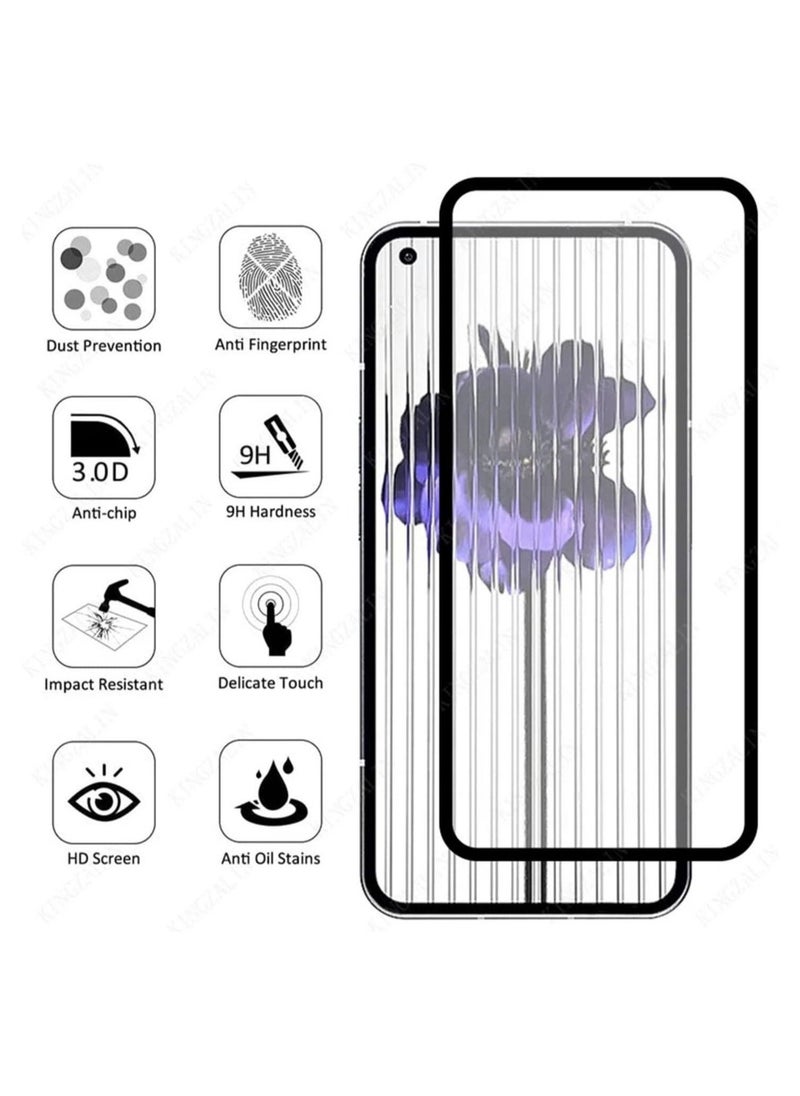 Raxoom (1+2pcs) Compatible with Nothing Phone 1 Case Clear Transparent with Screen Protector Reinforced Corners TPU Shock-Absorption Flexible Cell Phone Cover - Image 4