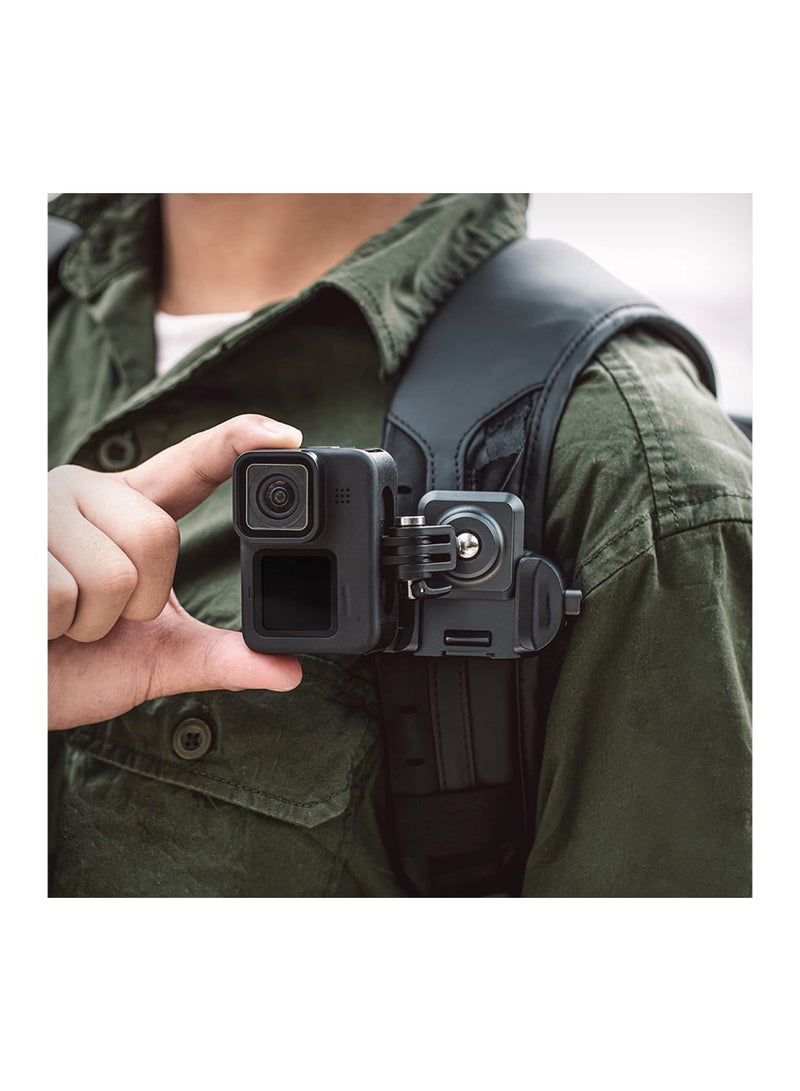 SOLARAE Action Camera Arca-Type Quick Release Plate, Action Camera Snaplock Plate Adapter,  for Gopro, Insta360, DJI Osmo Action/Pocket and Most Action Cameras, Quick Release Camera Plate Part - Image 2