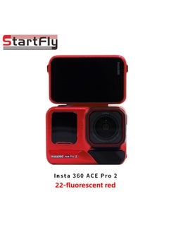 Generic StartFly Suitable For Shadow Stone Insta360 Ace Pro2 Body Camera Film Fluorescent Film Accessories-Color:Fluorescent Red  - Image 1