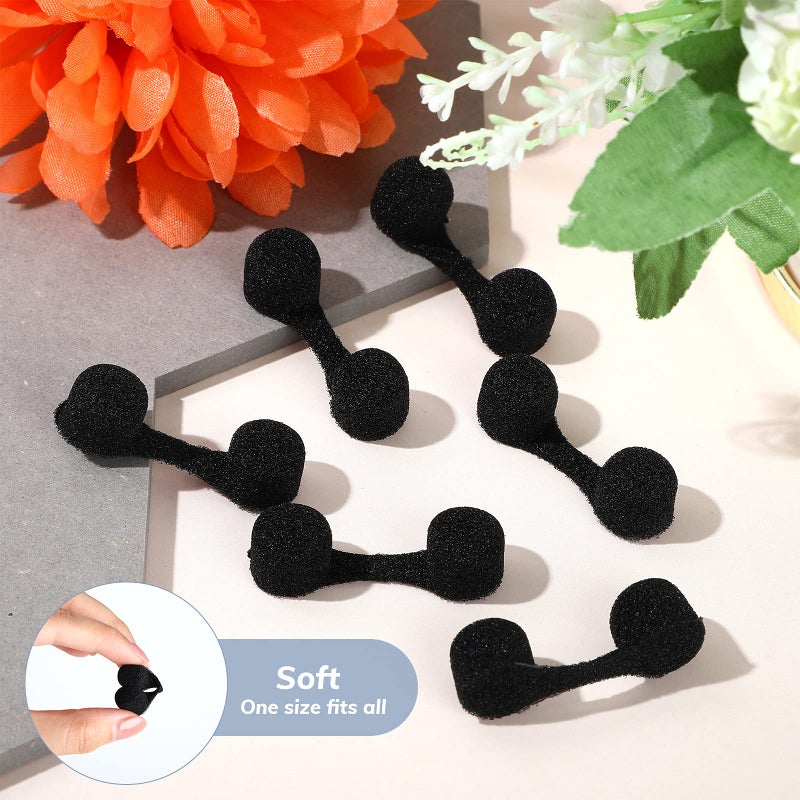 Tondiamo 100 Pieces Nose Plug Filter Disposable Nose Filter Sponge for Women Men Sunless Spray Tanning Outdoor Dust Construction Areas(Black) - Image 5