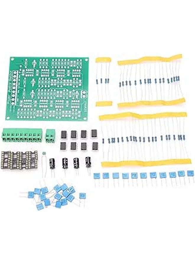 NE5532 مجموعة DIY لمكبر الصوت المسبق 3 قنوات مع تحكم في التريبل والباس والميد مع إمداد طاقة مزدوج DC 9-15 فولت - Image 1