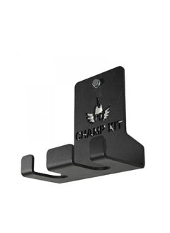 CHAMP KIT 2 Bar Wall Mount for Home Gym and Gym, Vertical Wall Barbell Holder Save Plenty of Space, Secure Vertical Bar Storage Rack Wall Mounted Black  - Image 3