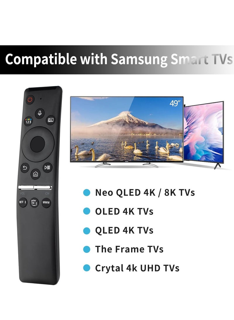ELTRAZONE Universal Replacement Voice Remote Control for Samsung Smart TVs, Samsung Smart TV Remote Control with Voice Function, for Samsung Crystal Curved 4K 8K TVs (2020/2021) with battery - Image 3