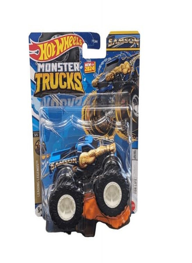Matchbox Hot Wheels Monster Trucks Samson (Blue) Leading Legends 3/5