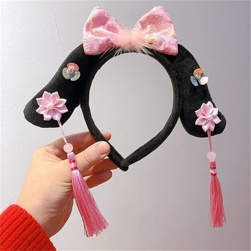 Qing Dynasty Headdress, Chinese Princess Headband Royal Crown Hat Hairband for Stage Performance, Carnival Costume Accessories, 1 Pcs - Image 5