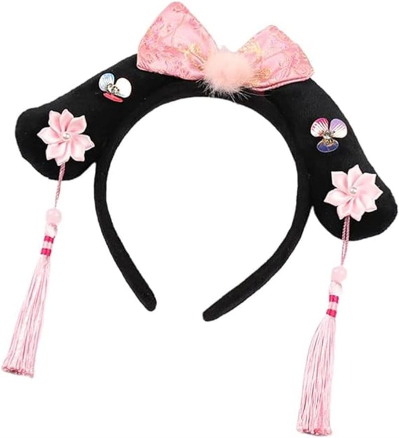 Qing Dynasty Headdress, Chinese Princess Headband Royal Crown Hat Hairband for Stage Performance, Carnival Costume Accessories, 1 Pcs - Image 1