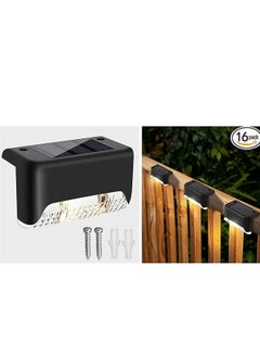 spa luxetique Solar Deck Lights Outdoor, 16 Pack Solar Step Lights, Waterproof LED Solar Lights for Outdoor Decks, Railing,Stairs, Step, Fence, Yard, and Patio Christmas Decoration Lights  - Image 2