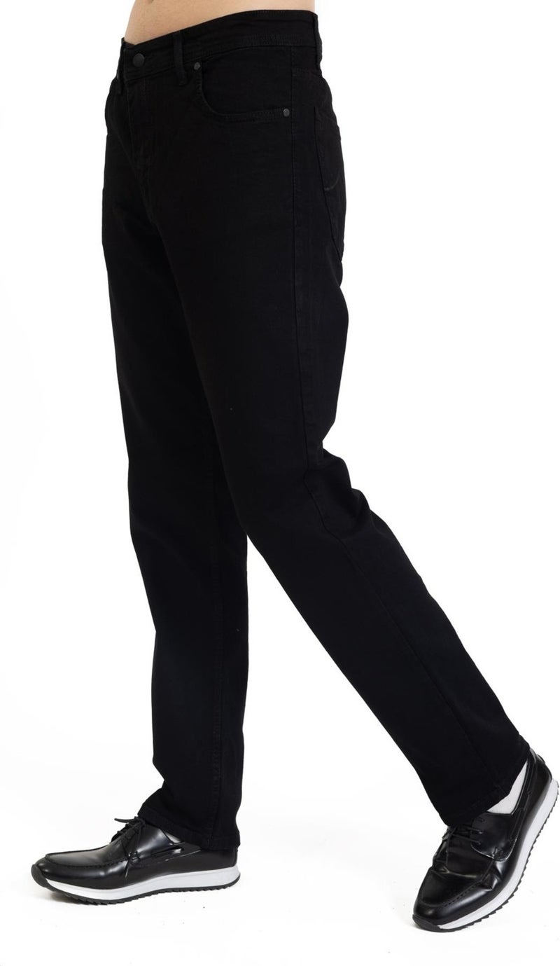 New Season Men's Four Seasons Lycra Regular Full Mold Straight Leg Zippered High Quality Jeans 720