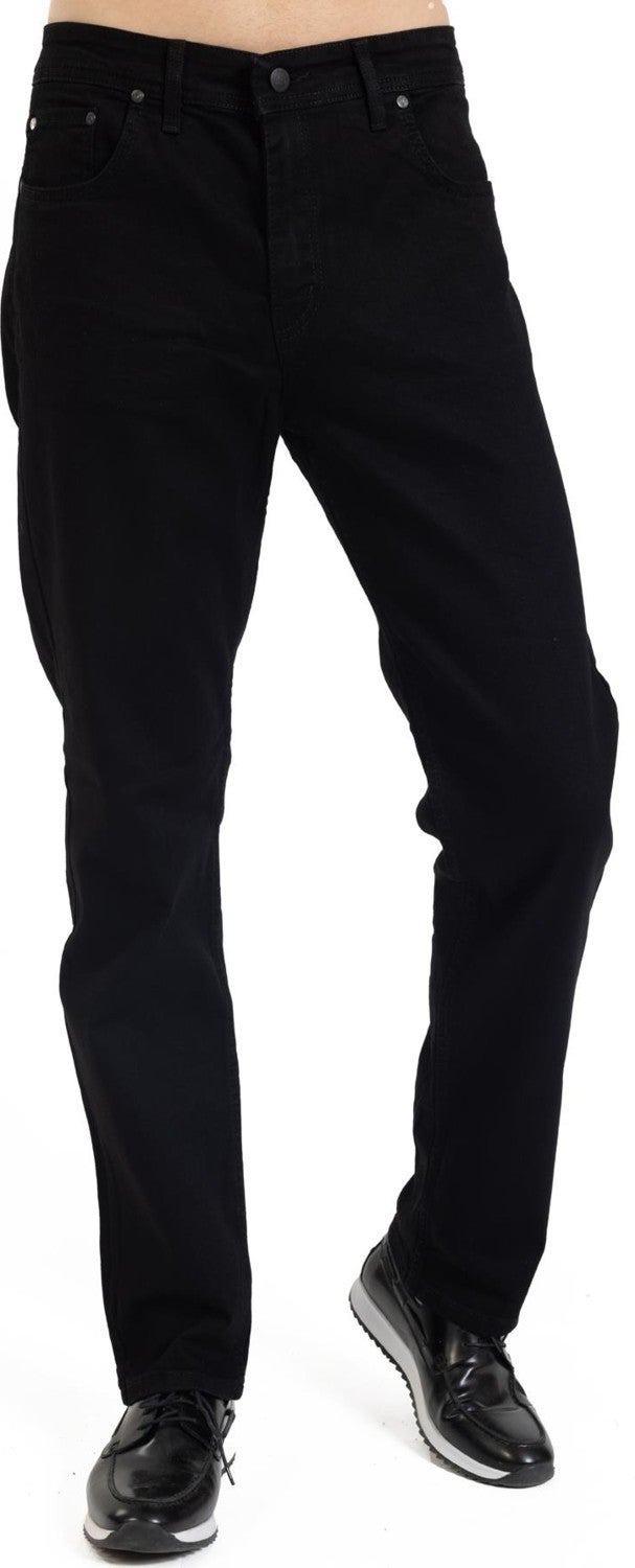 New Season Men's Four Seasons Lycra Regular Full Mold Straight Leg Zippered High Quality Jeans 720