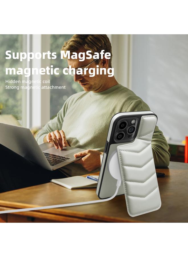 S-TOP Case For iPhone 14 Down Jacket Card Bag Holder MagSafe Phone Case - Image 2