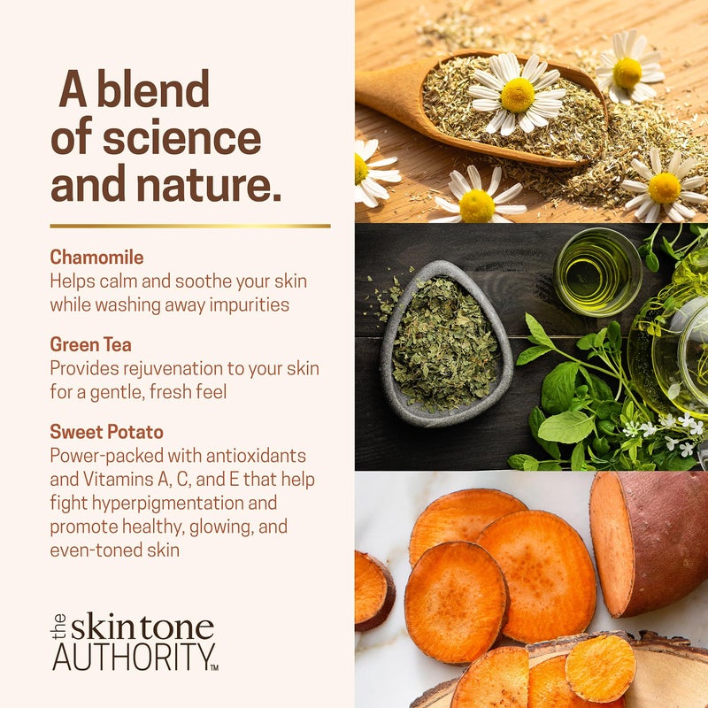 Ambi Even & Clear Complexion Facial Cleanser, For Men & Women, All Skin Types, Sweet Potato, Chamomile, Green Tea, Hydroquinone-free, Soap-free, Alcohol-free, Fragrance-free, Dye-free, 3.5 Fl Oz - Image 5